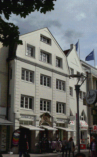 Barockes Wohnhaus mit steinernem Portal, Bergedorf