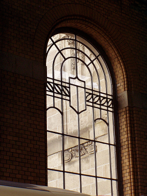 Dammtorbahnhof, ein Fenster