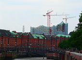 Blick über die Speicherstadt