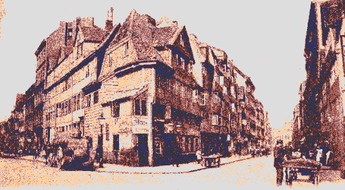 Peterstraße um ca. 1900
