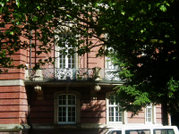 Seitlicher Balkon der Laeisz-Halle
